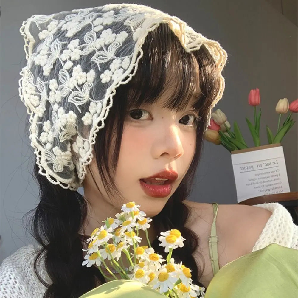 Vintage Countryside Triangular Women's Bandana