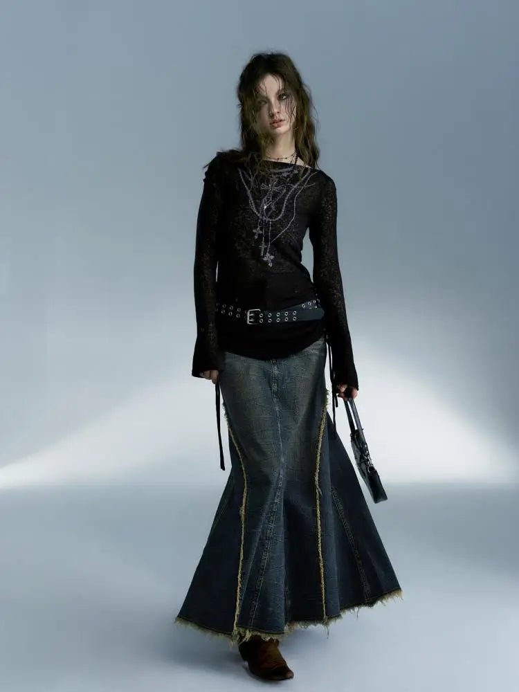 Grunge Langarmshirt