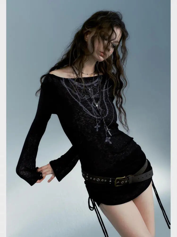 Grunge Langarmshirt