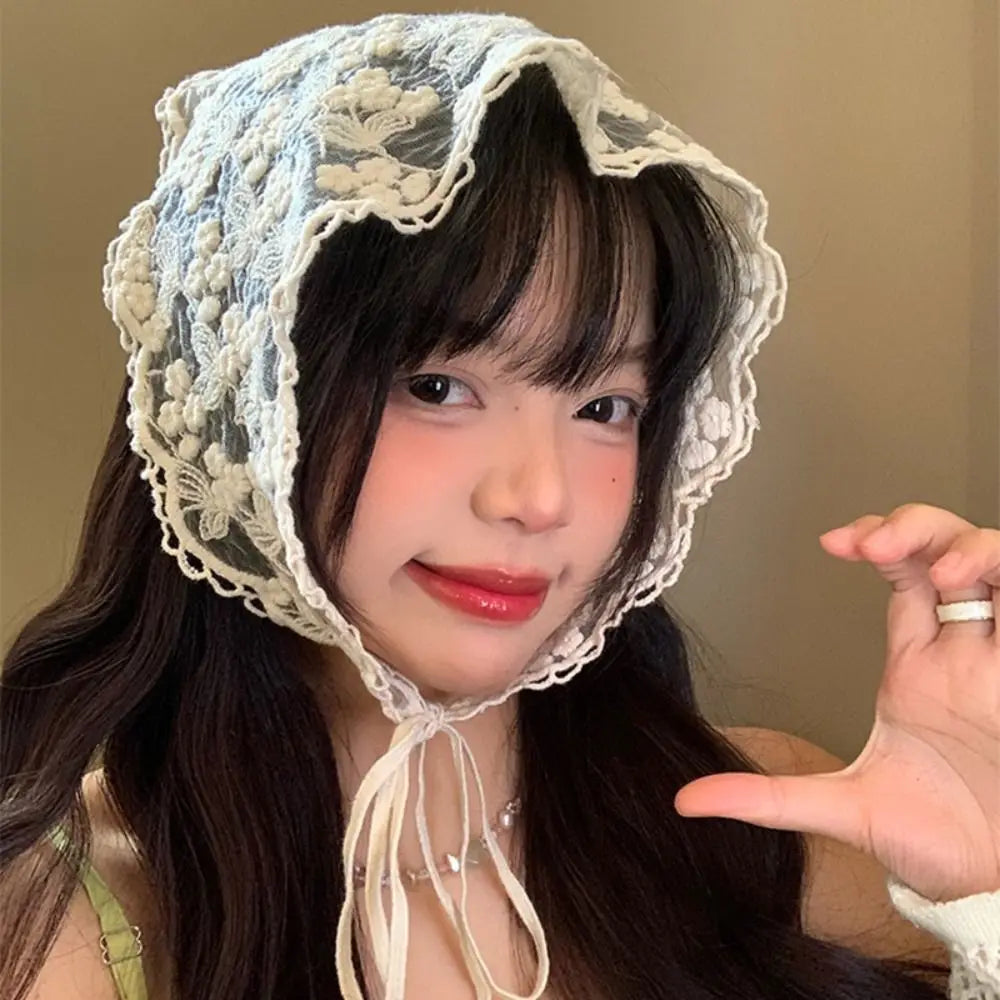 Vintage Countryside Triangular Women's Bandana