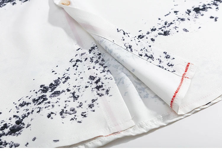 Graphic Hawaiian Beach Summer Short Shirt