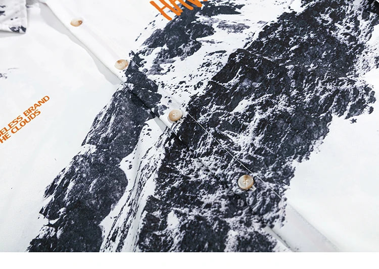 Graphic Hawaiian Beach Summer Short Shirt