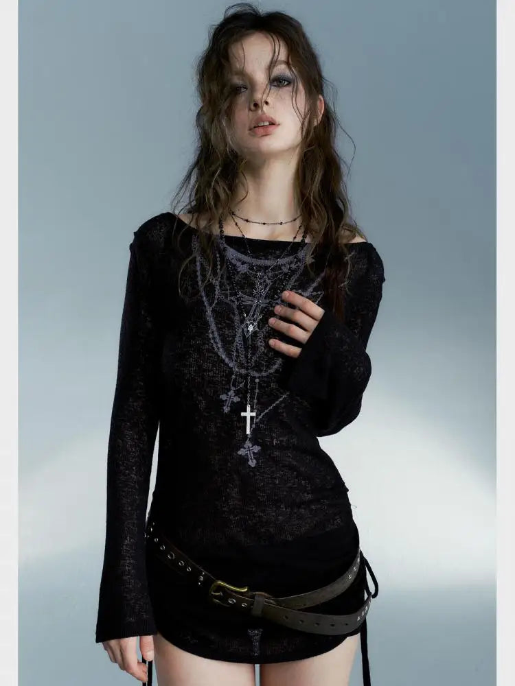 Grunge Langarmshirt