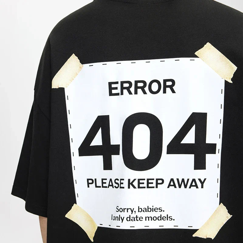 Solid Color 404 Error T-shirt