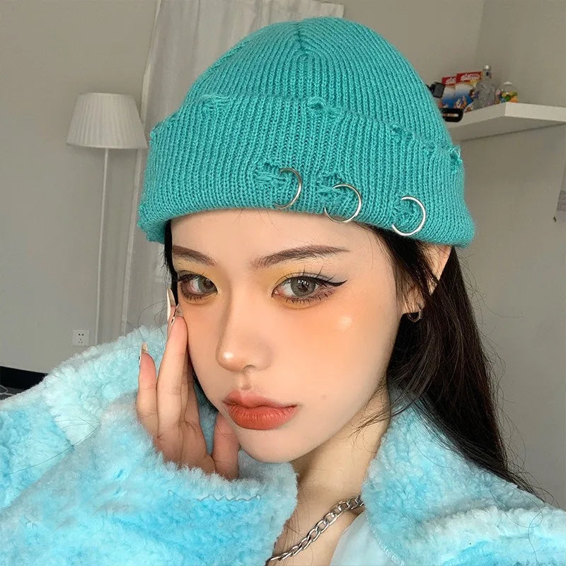 Y2K Beanies Strickmütze