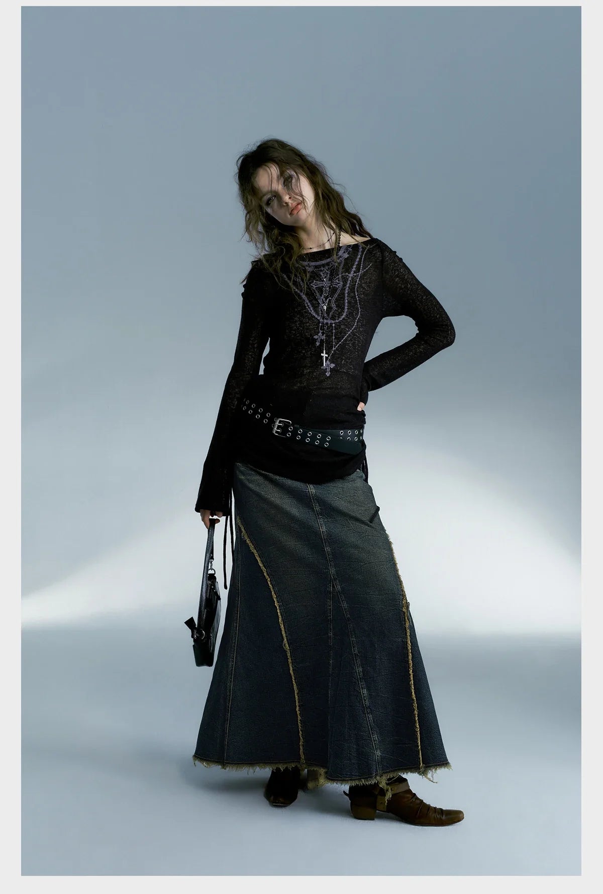 Grunge Langarmshirt