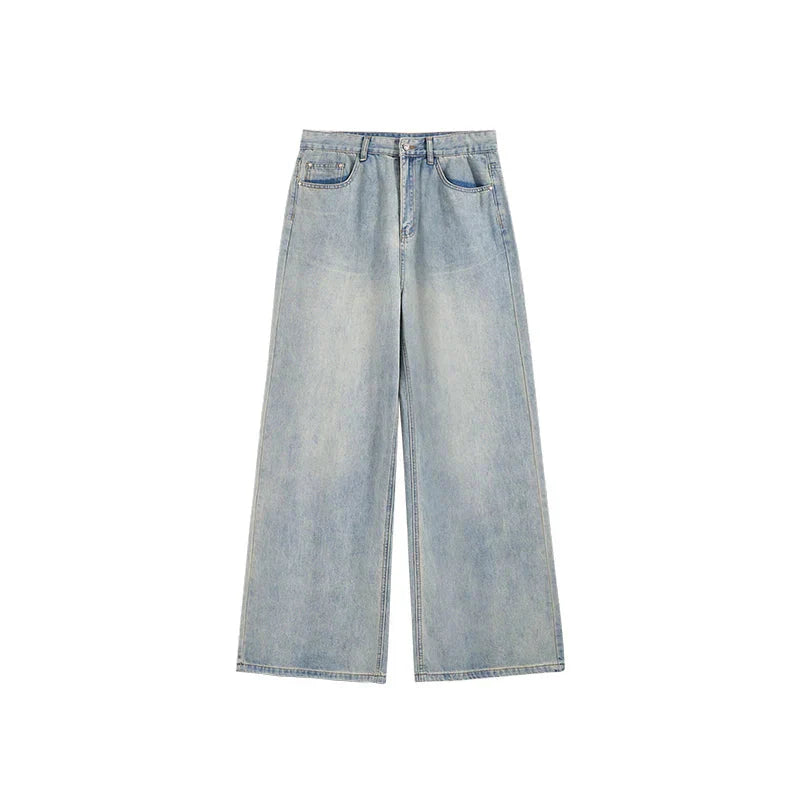 Vintage American Distressed Wide Leg Jeans