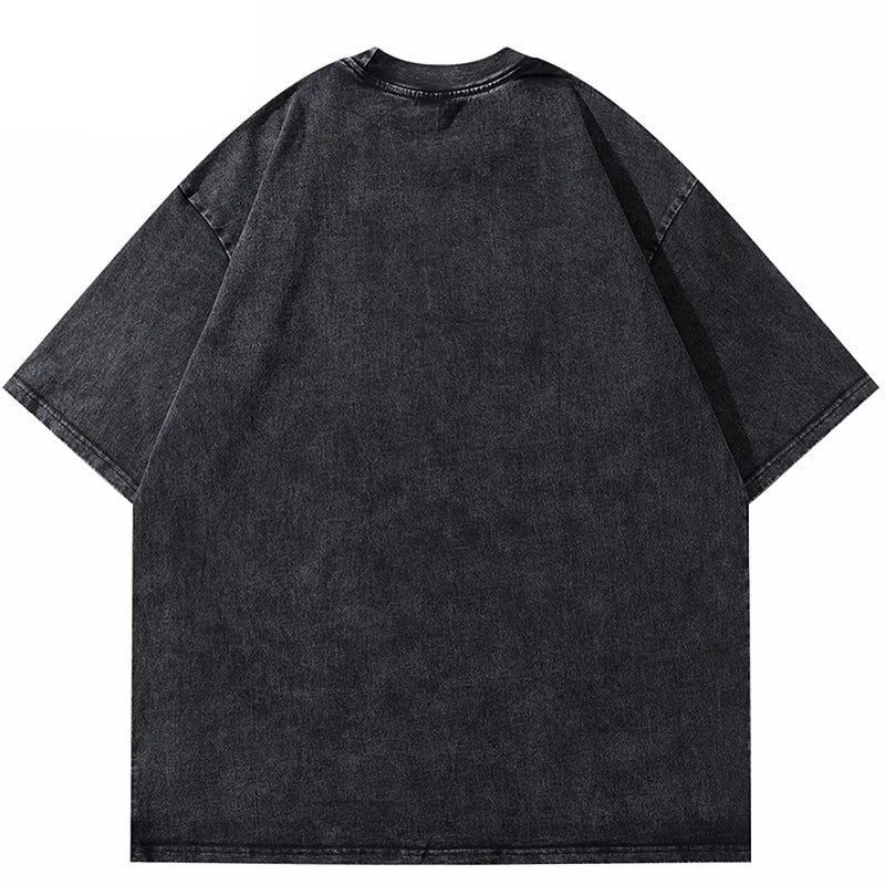 Gewaschenes Dobermann-Hunde-T-Shirt