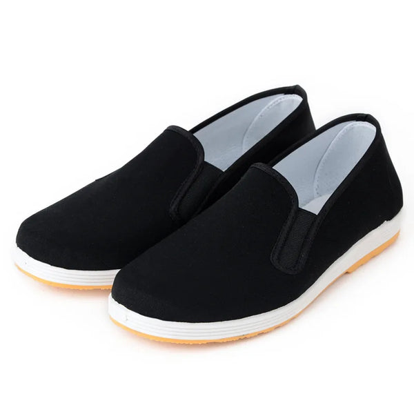 School Breathable Elastic Black Casual Shoes