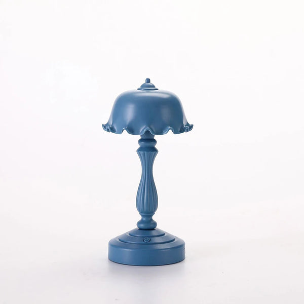 Lámpara de mesa danesa en tonos pastel