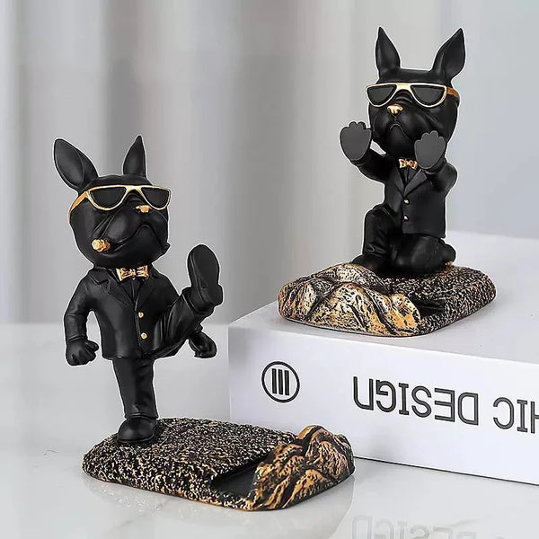 French Bulldog Statue Desk Decor
