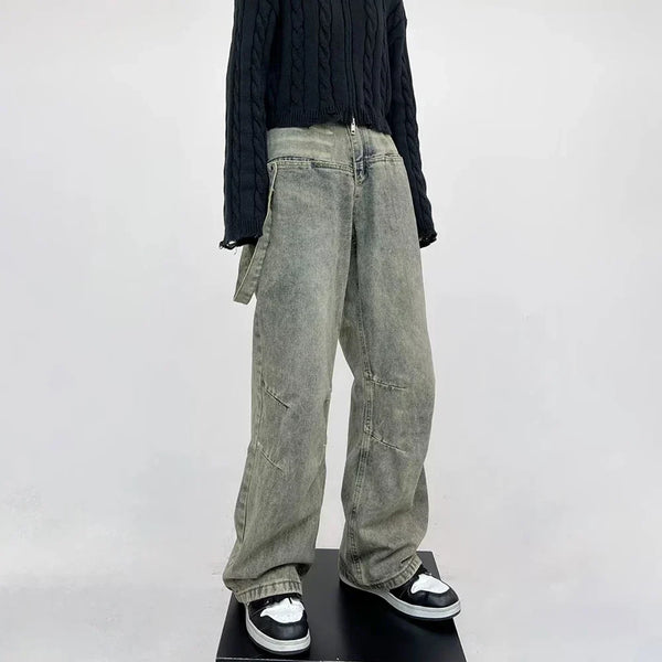 Vintage Yellow Mud Workwear Jeans