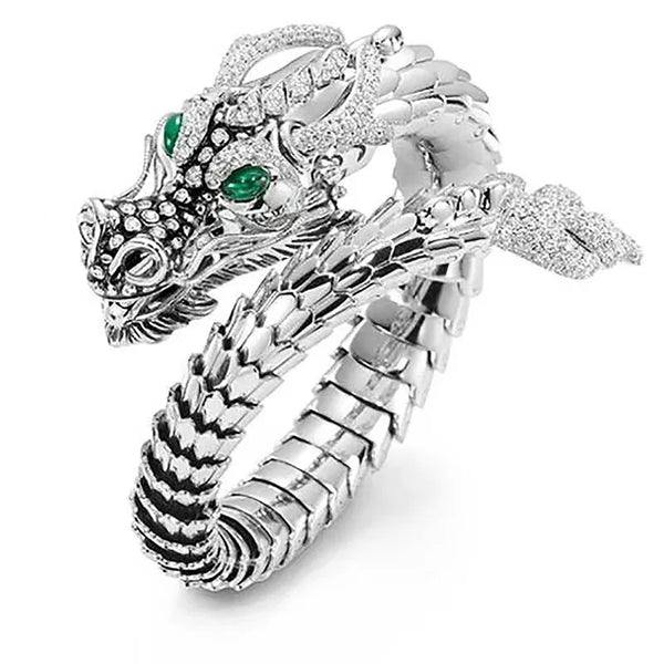 Vintage Curved Dragon Ring