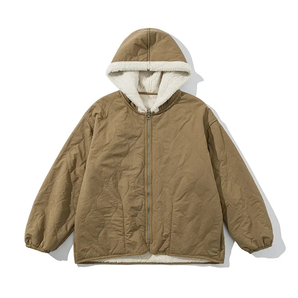 Dual Side Retro Fleece Jacket