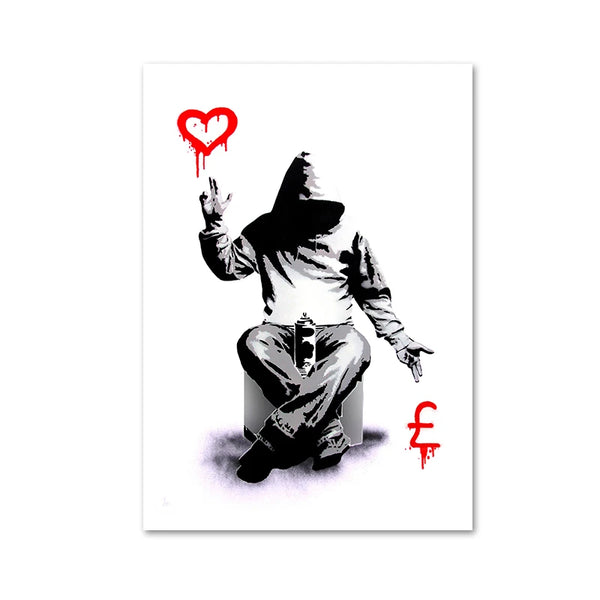 Modern Street Graffiti Art Poster