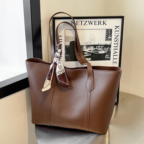 Fancy Corporate Girl Leather Shoulder Bag