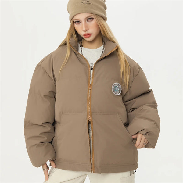 Luxury Padded Down Puffer Jacket Female
