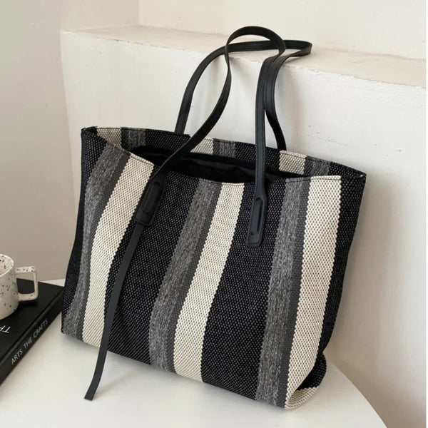 Stripped Women's Shoulder Bag
