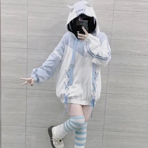 Kawaii Oversized Gothic Hoodie