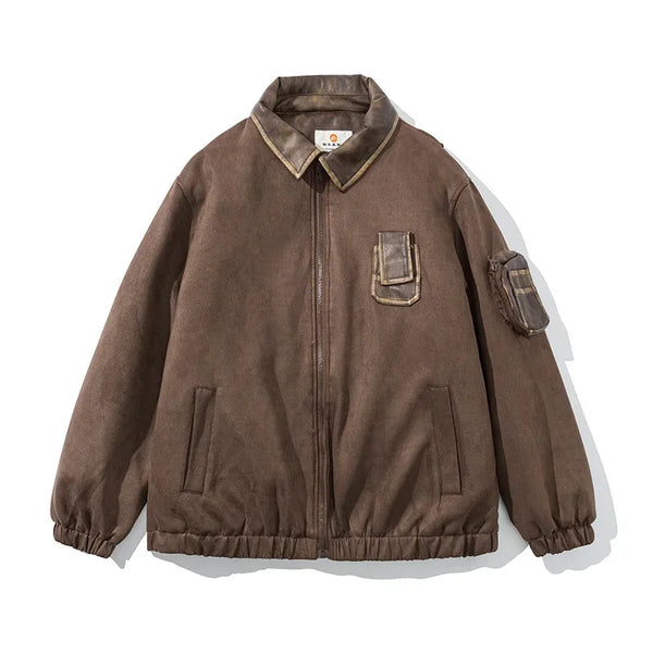 Cozy Padded Retro Cargo Jacket