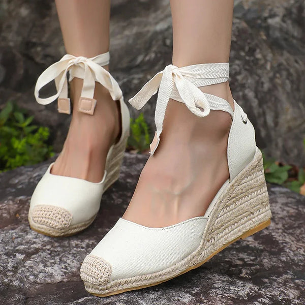 Corporate Girle Lace-up High Heels Sandals