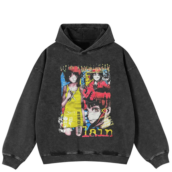 Retro Anime Vintage Hoodie
