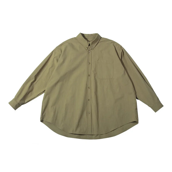 Solid Cotton Loose Fit Casual Shirt