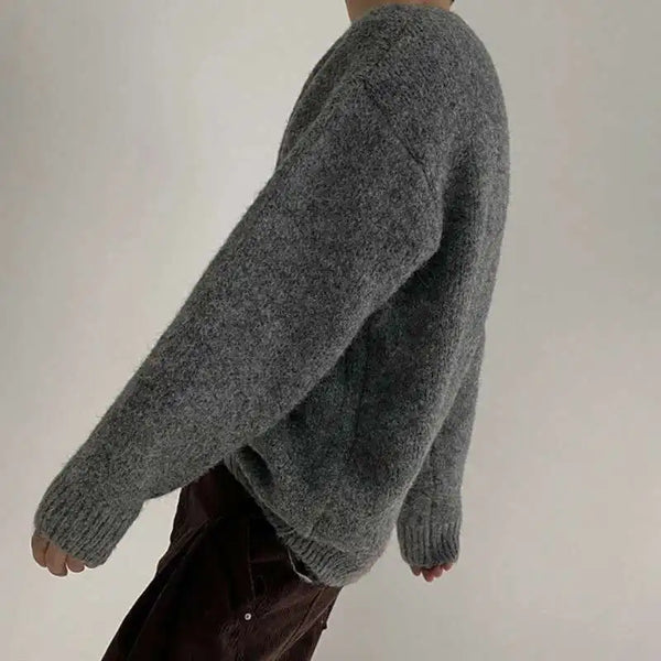 Casual Loose Round Neck Pullover