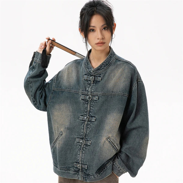 Blue Cotton Cowgirl Denim Jacket