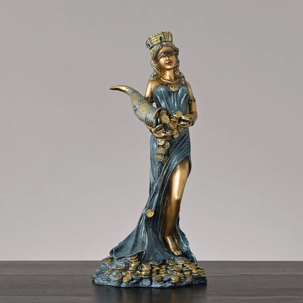 Greek Wealth Goddess Statue