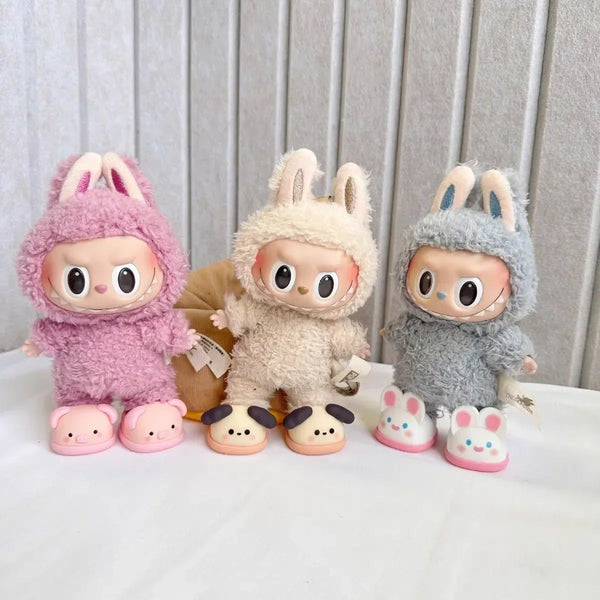 Lobubu-Inspired Cartoon Rubber Slippers