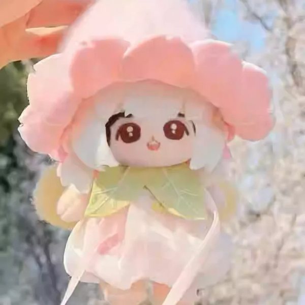 Lobubu-Inspired Cherry Blossoms Little Gardener Cartoon