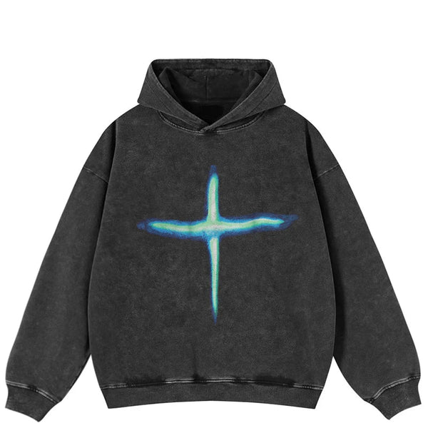 Shiny Star Graphic Hoodie