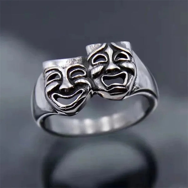 Vintage Thai Silver Skull Head Ring