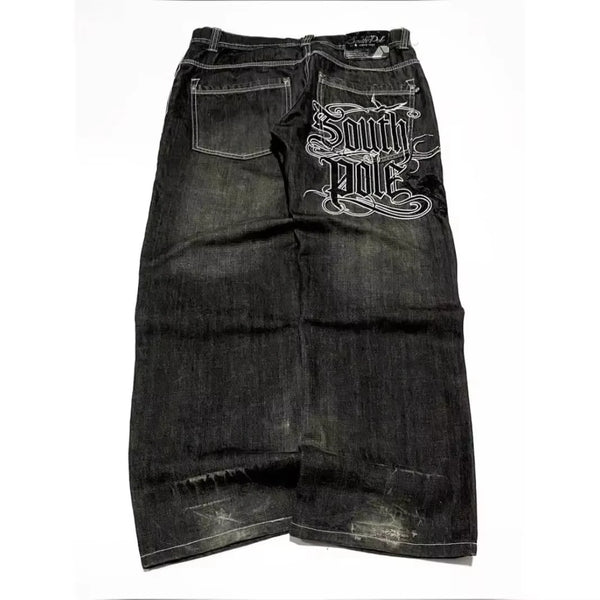 High Street Y2K Wide-leg Jeans