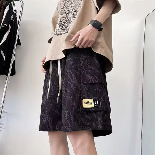 Tie Dye Cargo Shorts