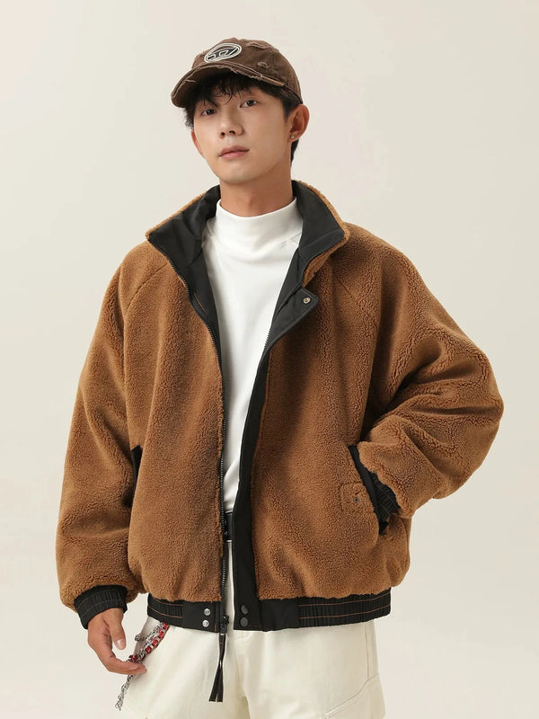 Thick Casual Bomber Parka Jacket