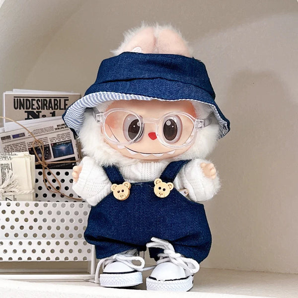 Lobubu-Inspired First Second Generation Plush Toys Sitting
