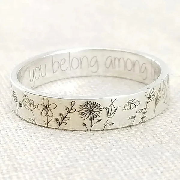 Handmade Vintage Dandelion Ring