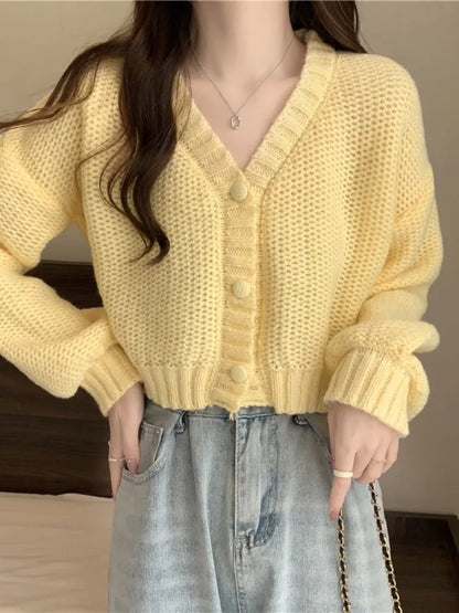 Weicher Mädchen-Strickcardigan