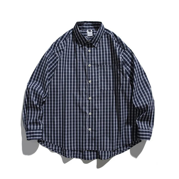 City boy Plaid Oversized Shirt