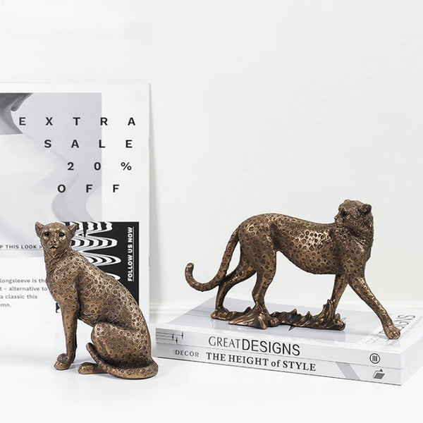 European Vintage Panther Statue