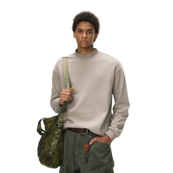 Soft Double Layer Turtleneck Base Layer Sweater
