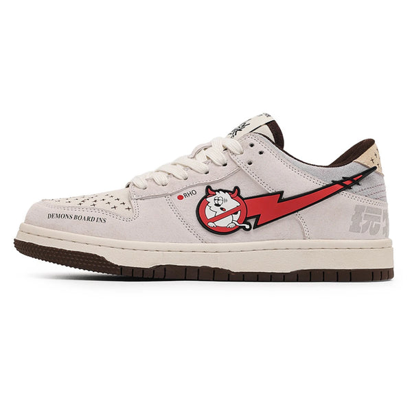 White Lightning Demon Retro Sneakers