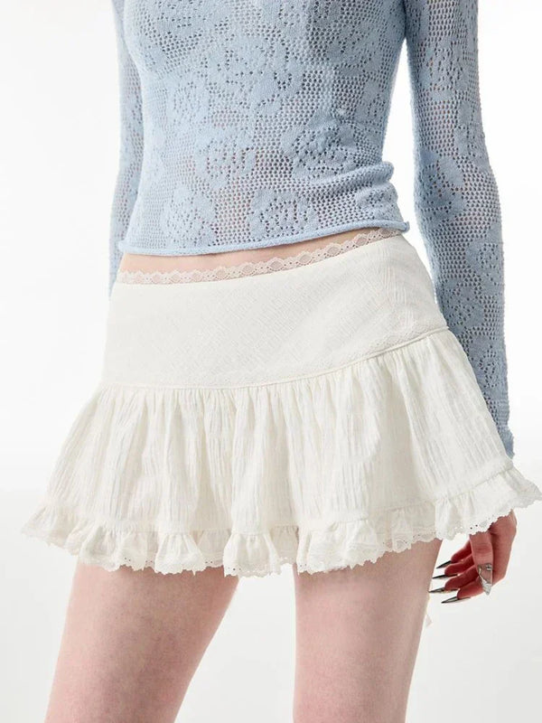 Coquette Mesh Mini Skirt