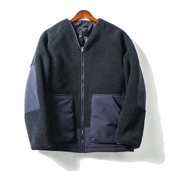 Cozy Vintage Padded Kimono Furr Jacket