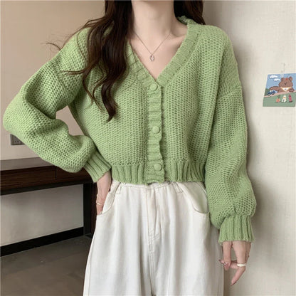 Weicher Mädchen-Strickcardigan