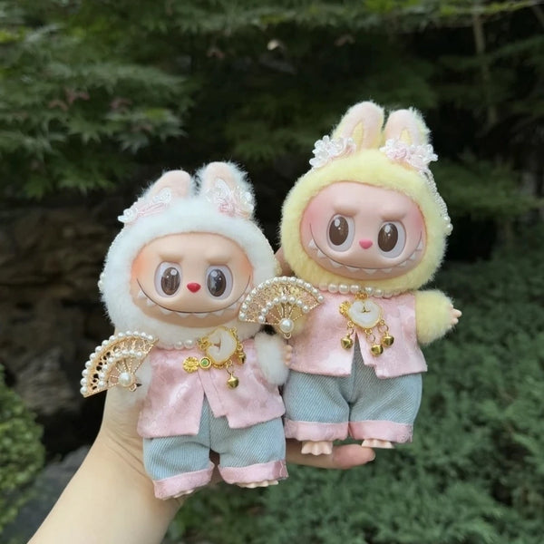 Lobubu-Inspired Chinese Style Doll Outfit Rubber Clothes