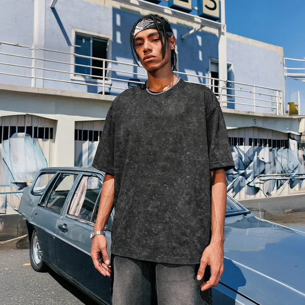 American Oversized Stone Washed T-Shirt