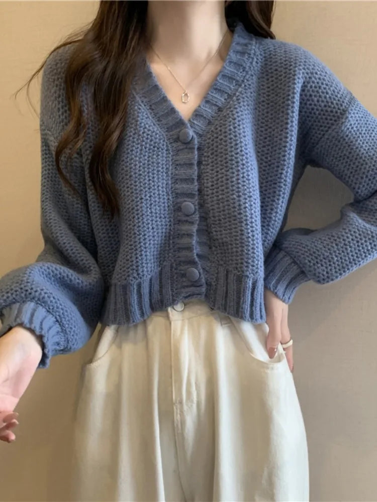Weicher Mädchen-Strickcardigan